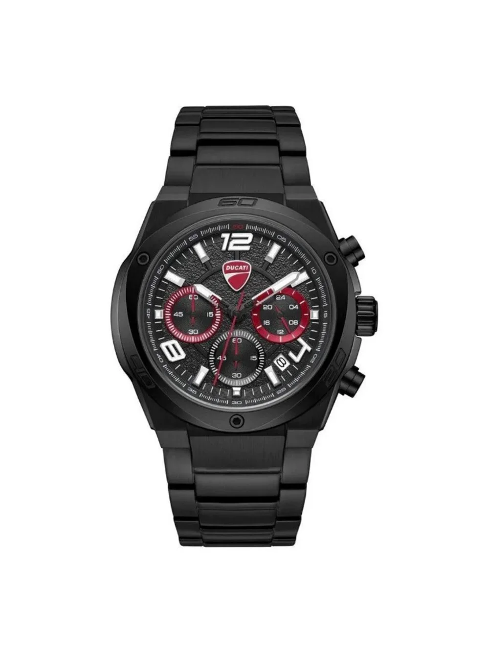 NWT Ducati Chronograph Quartz Black Dial Men's Watch